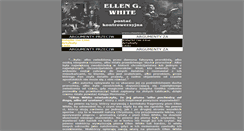 Desktop Screenshot of ellenwhite.dekalog.pl
