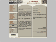 Tablet Screenshot of dekalog.pl