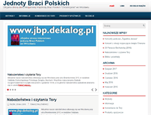 Tablet Screenshot of jbp.dekalog.pl